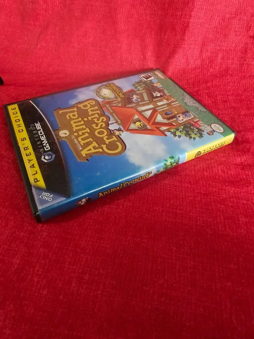 Animal Crossing GameCube OEM Case + Manual + Memory Card Case Only No Game Disc